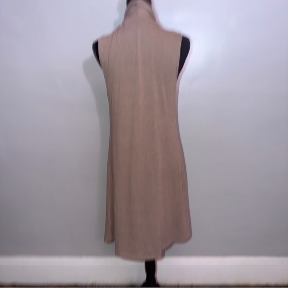 Olivia Blu Duster Cardigan Women’s Small Marled Brown Long Sleeves Pockets - Picture 2 of 5